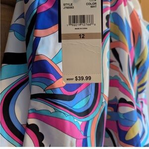 Tankini top with underwire size 12